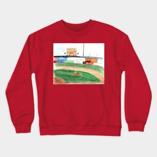 Baseball in action Crewneck Sweatshirt